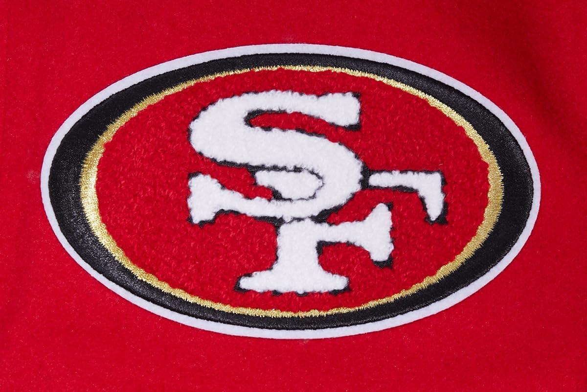 imagePro Standard Mens NFL Classic Varsity JacketRed