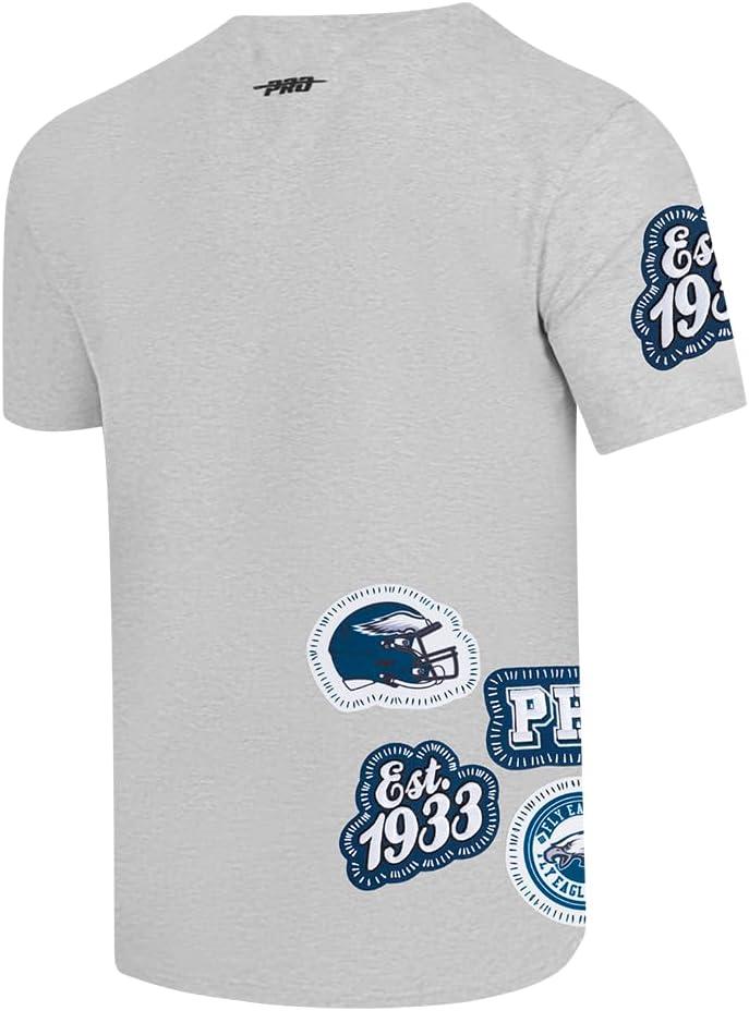 imagePro Standard Mens NFL DIY Pick Stitch Short Sleeve TeeHeather Grey