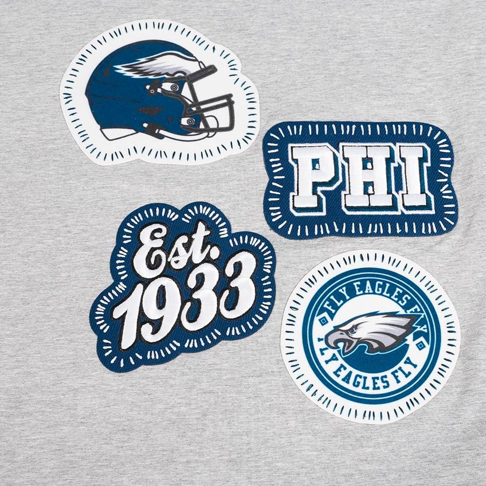 imagePro Standard Mens NFL DIY Pick Stitch Short Sleeve TeeHeather Grey