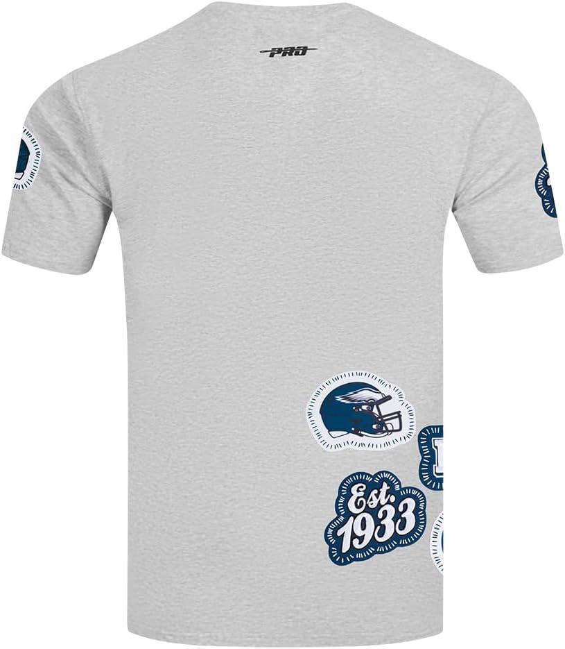 imagePro Standard Mens NFL DIY Pick Stitch Short Sleeve TeeHeather Grey