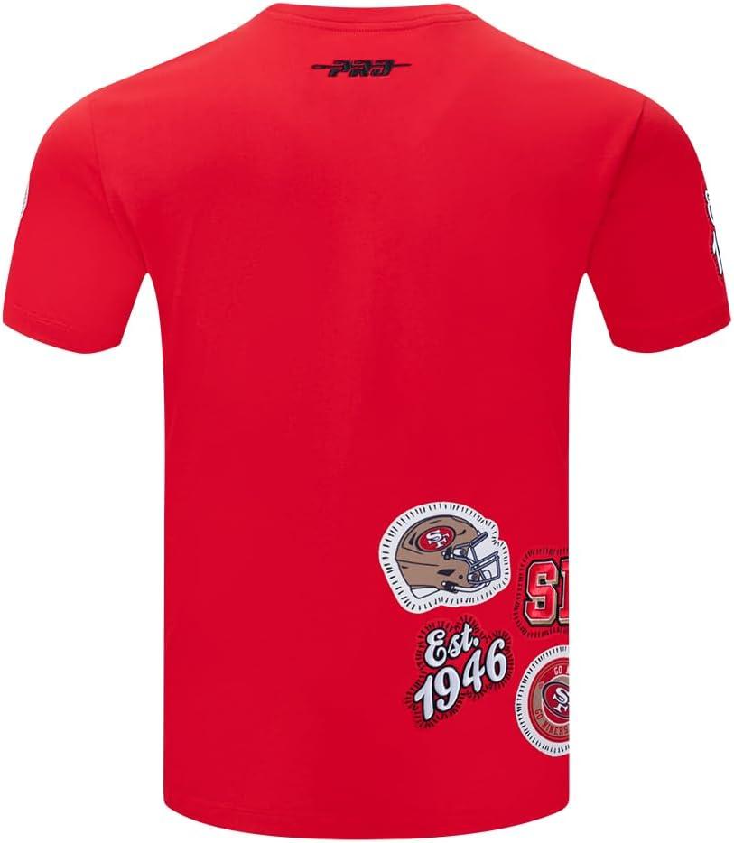 imagePro Standard Mens NFL DIY Pick Stitch Short Sleeve TeeRed