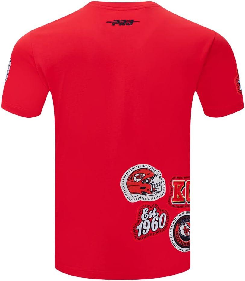 imagePro Standard Mens NFL DIY Pick Stitch Short Sleeve TeeRed