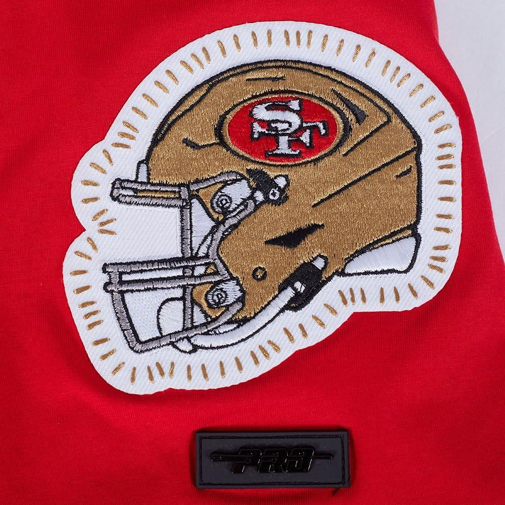 imagePro Standard Mens NFL DIY Pick Stitch Short Sleeve TeeRed