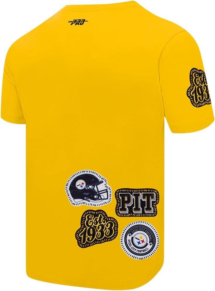 imagePro Standard Mens NFL DIY Pick Stitch Short Sleeve TeeYellow