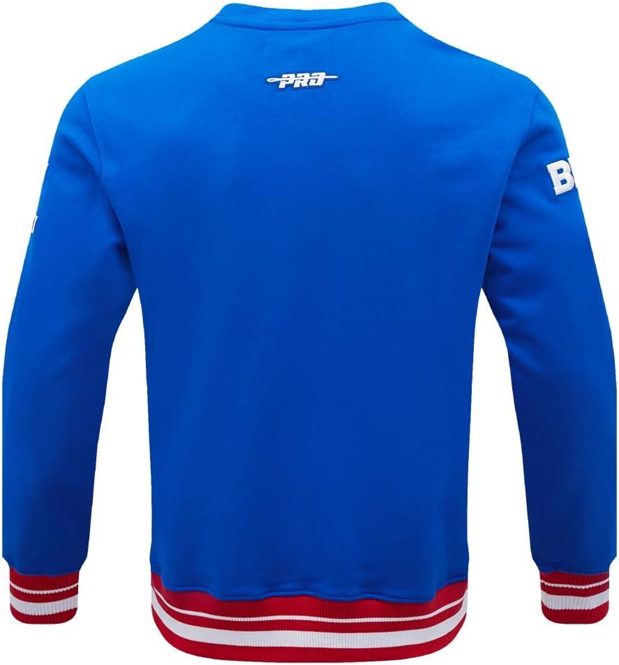 imagePro Standard Mens NFL Mash Up Brushed Back French Terry Crewneck SweatshirtBlue