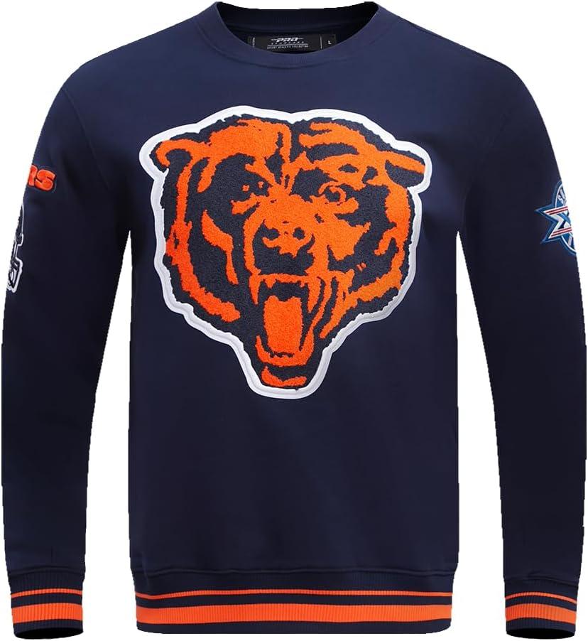 imagePro Standard Mens NFL Mash Up Brushed Back French Terry Crewneck SweatshirtBlue