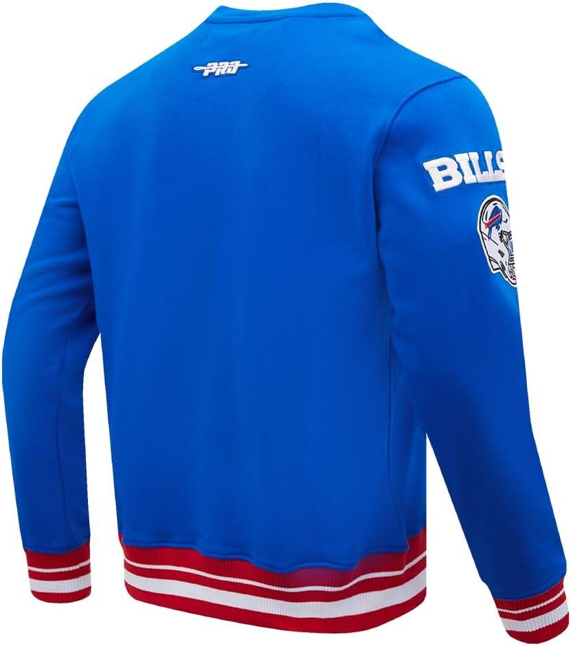 imagePro Standard Mens NFL Mash Up Brushed Back French Terry Crewneck SweatshirtBlue