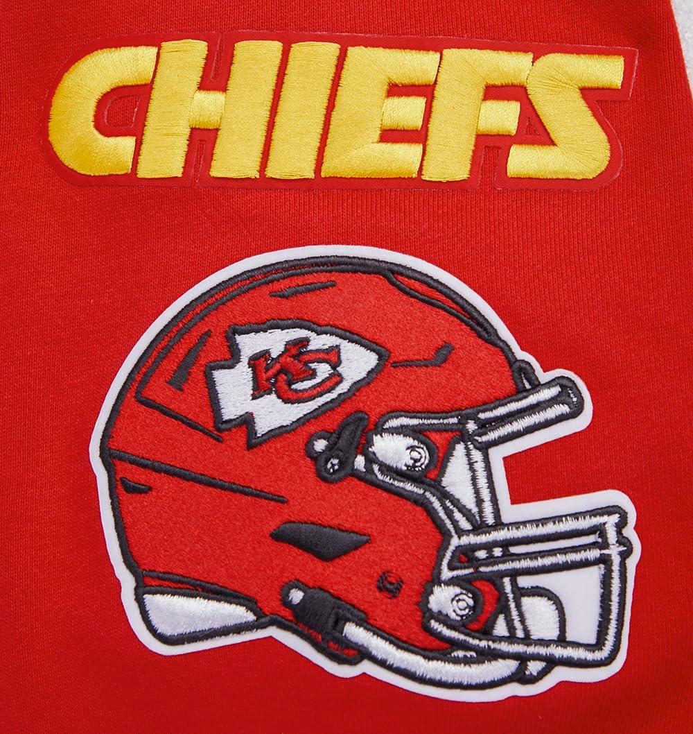 imagePro Standard Mens NFL Mash Up Brushed Back French Terry Crewneck SweatshirtRed