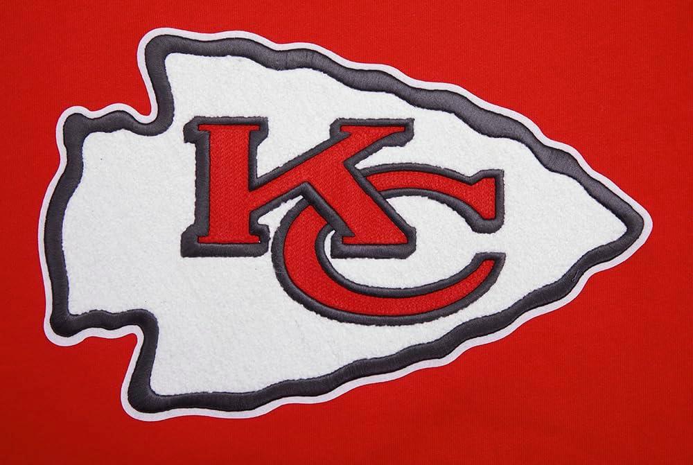 imagePro Standard Mens NFL Mash Up Brushed Back French Terry Crewneck SweatshirtRed