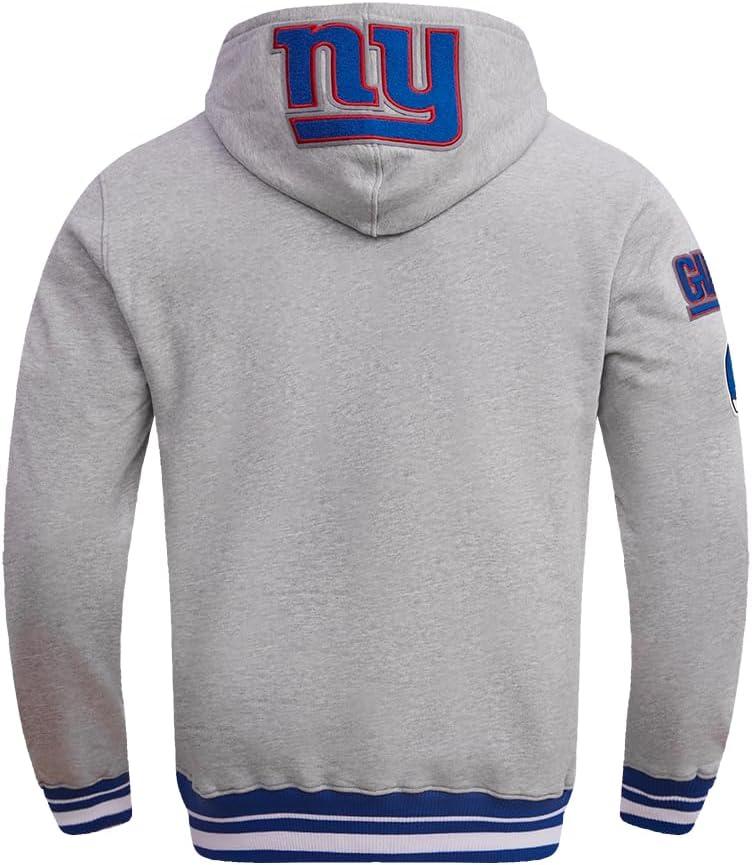 imagePro Standard Mens NFL Mash Up Brushed Back French Terry Pull Over HoodieGrey