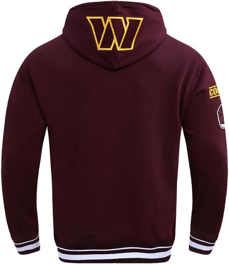 imagePro Standard Mens NFL Mash Up Brushed Back French Terry Pull Over HoodieRed