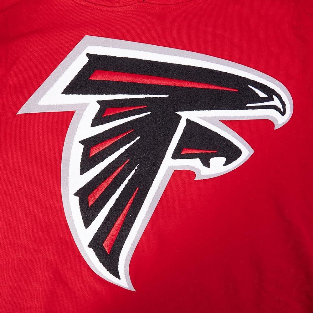 imagePro Standard Mens NFL Mash Up Brushed Back French Terry Pull Over HoodieRed