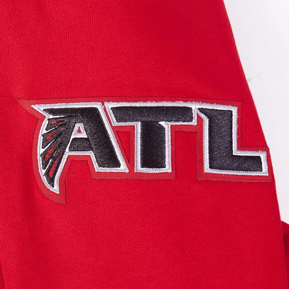 imagePro Standard Mens NFL Mash Up Brushed Back French Terry Pull Over HoodieRed