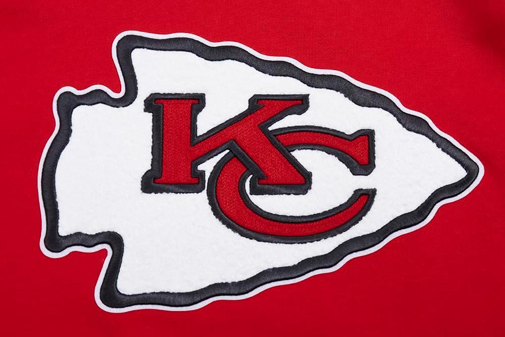 imagePro Standard Mens NFL Mash Up Brushed Back French Terry Pull Over HoodieRed