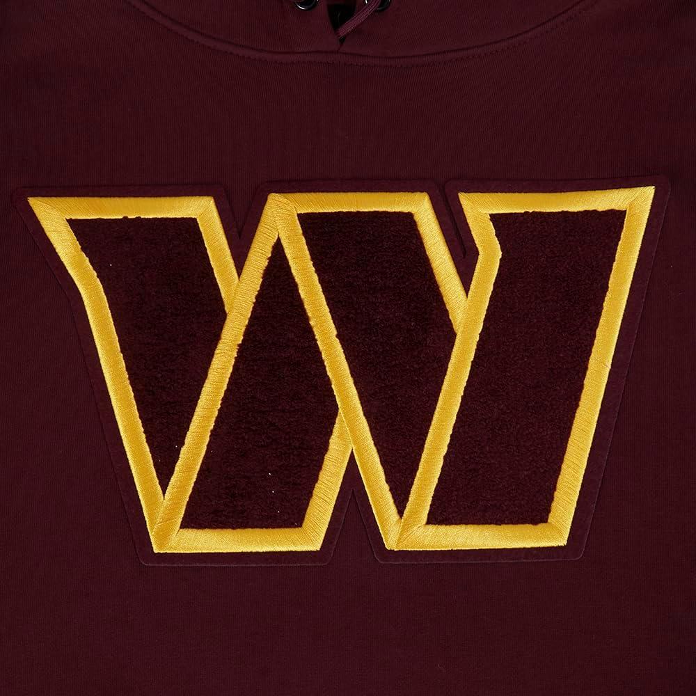 imagePro Standard Mens NFL Mash Up Brushed Back French Terry Pull Over HoodieRed