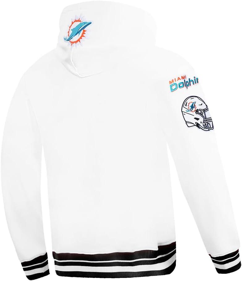 imagePro Standard Mens NFL Mash Up Brushed Back French Terry Pull Over HoodieWhite