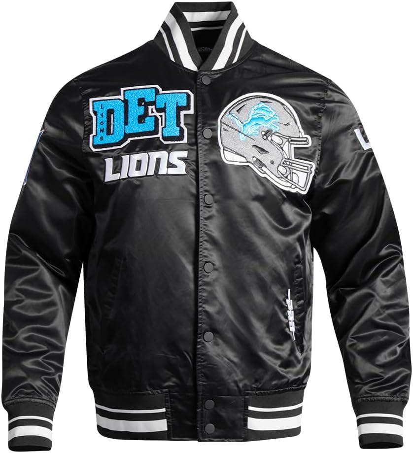 image:imagePro Standard Mens NFL Mash Up Satin JacketBlack
