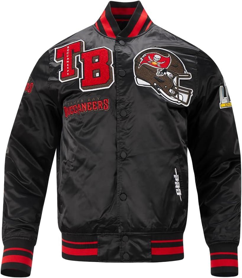 image:imagePro Standard Mens NFL Mash Up Satin JacketBlack