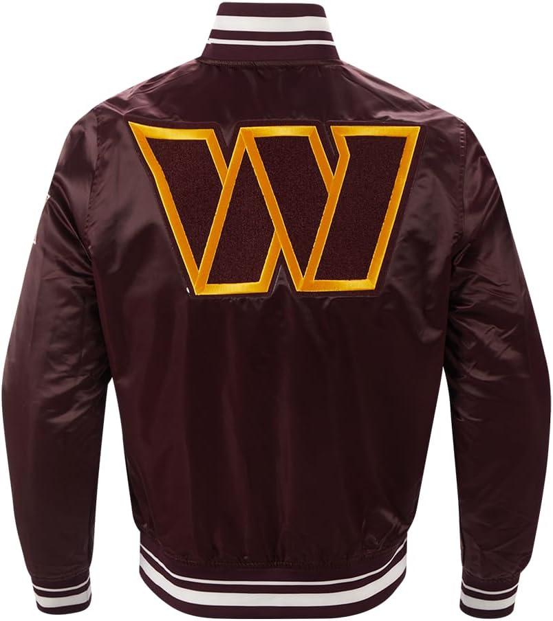 imagePro Standard Mens NFL Mash Up Satin JacketRed