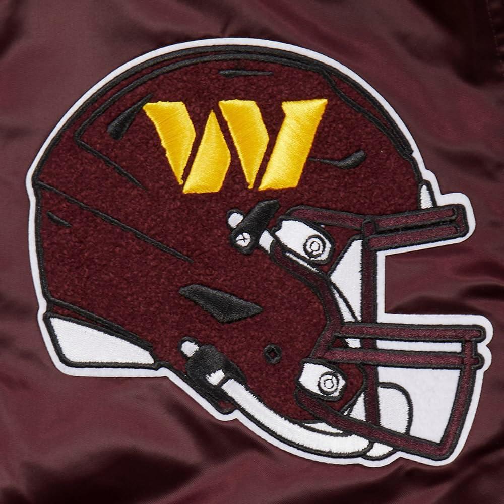 imagePro Standard Mens NFL Mash Up Satin JacketRed