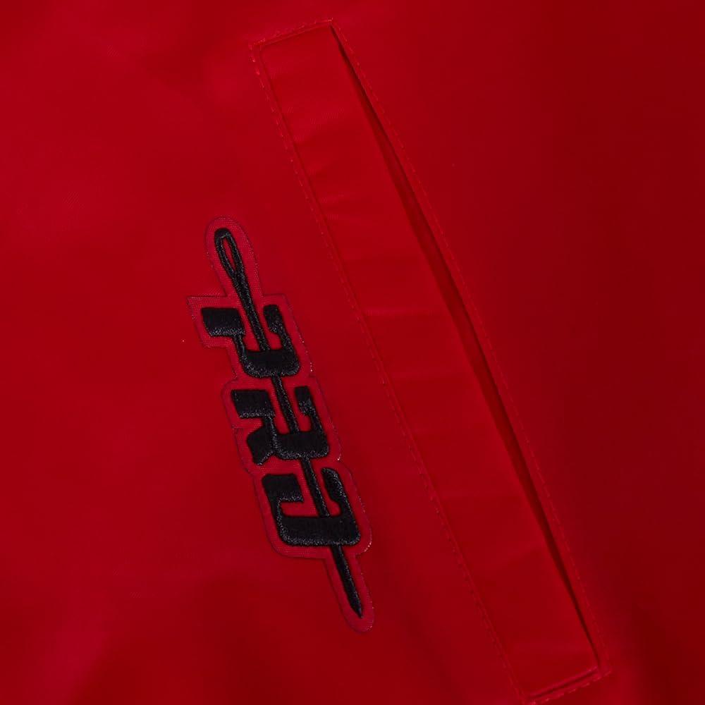 imagePro Standard Mens NFL Mash Up Satin JacketRed