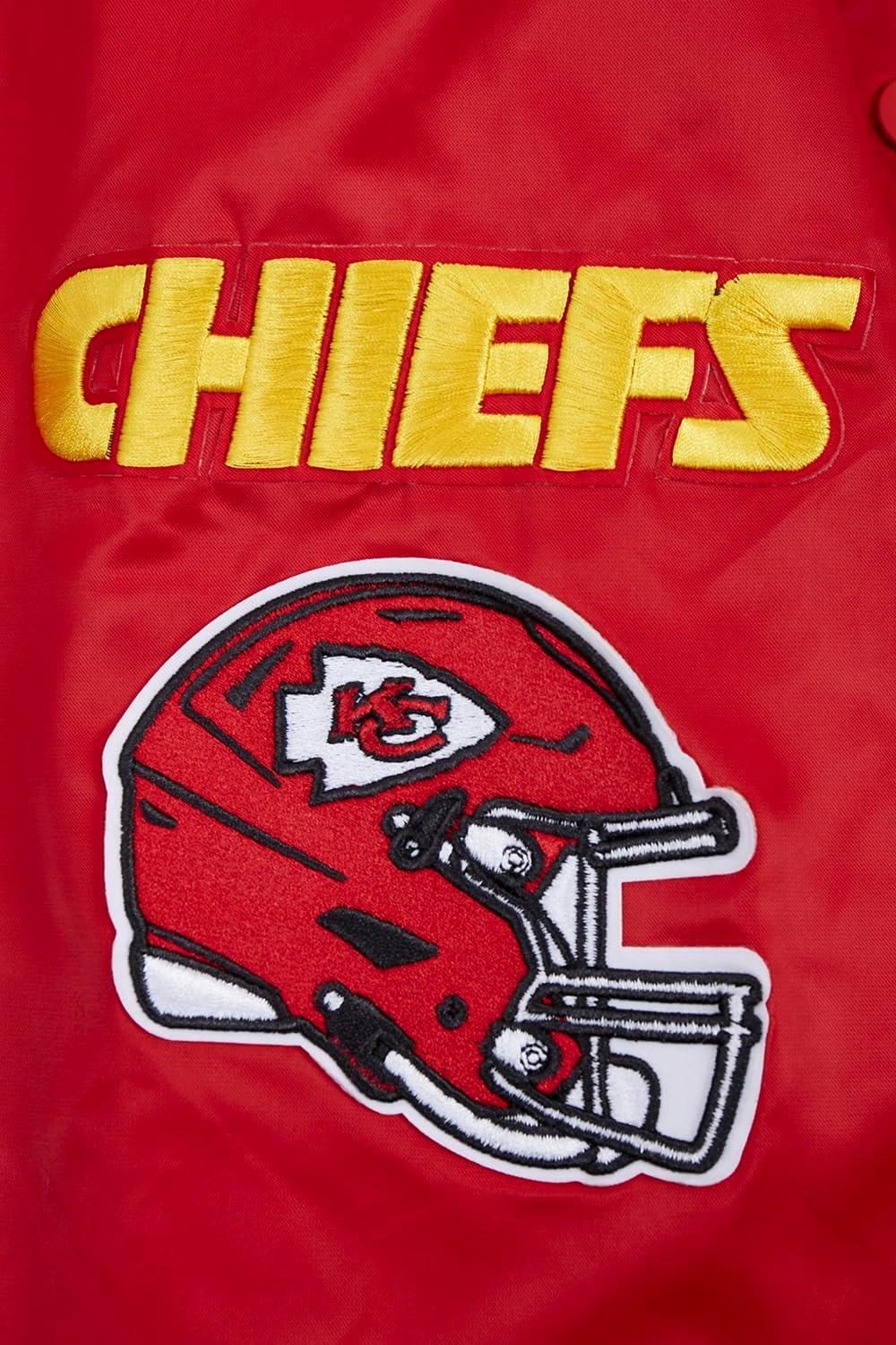 imagePro Standard Mens NFL Mash Up Satin JacketRed