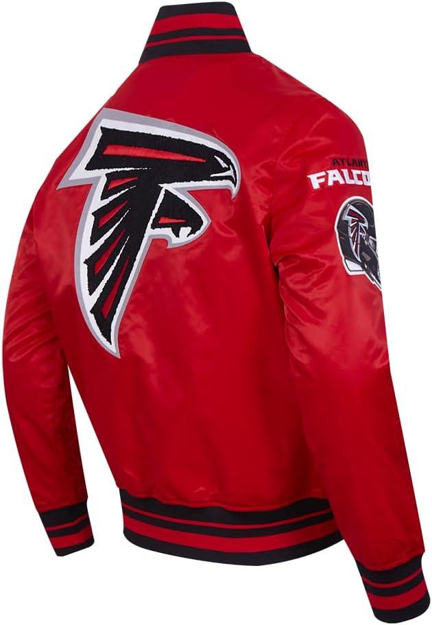 imagePro Standard Mens NFL Mash Up Satin JacketRed
