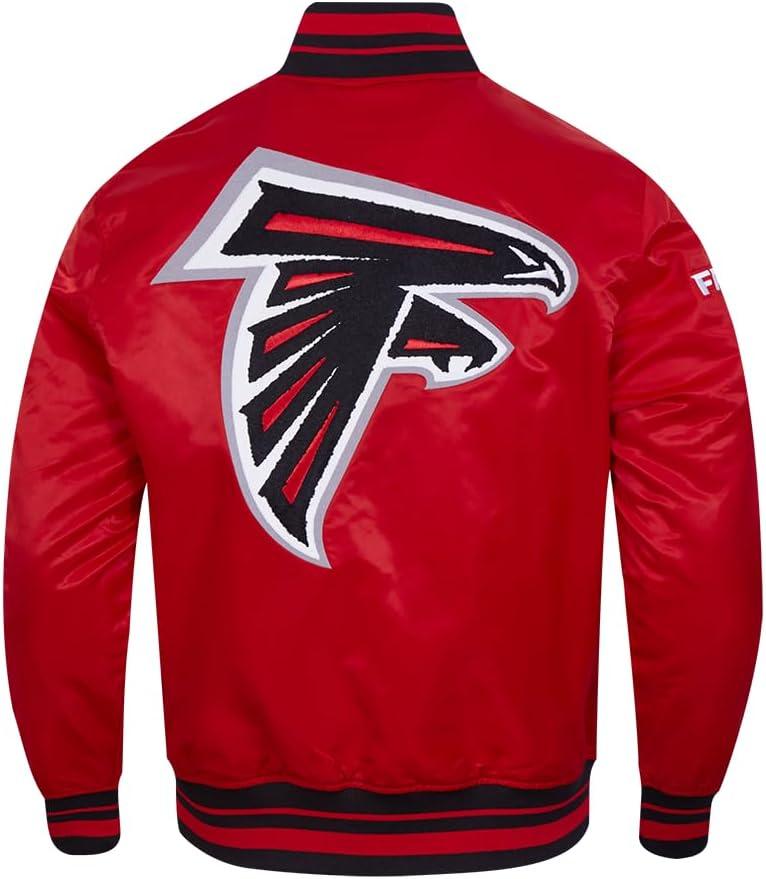 imagePro Standard Mens NFL Mash Up Satin JacketRed