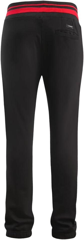 imagePro Standard Mens NFL Mash Up SweatpantBlackRedBlack