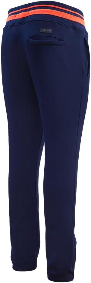 imagePro Standard Mens NFL Mash Up SweatpantMidnight NavyOrangeMidnight Navy