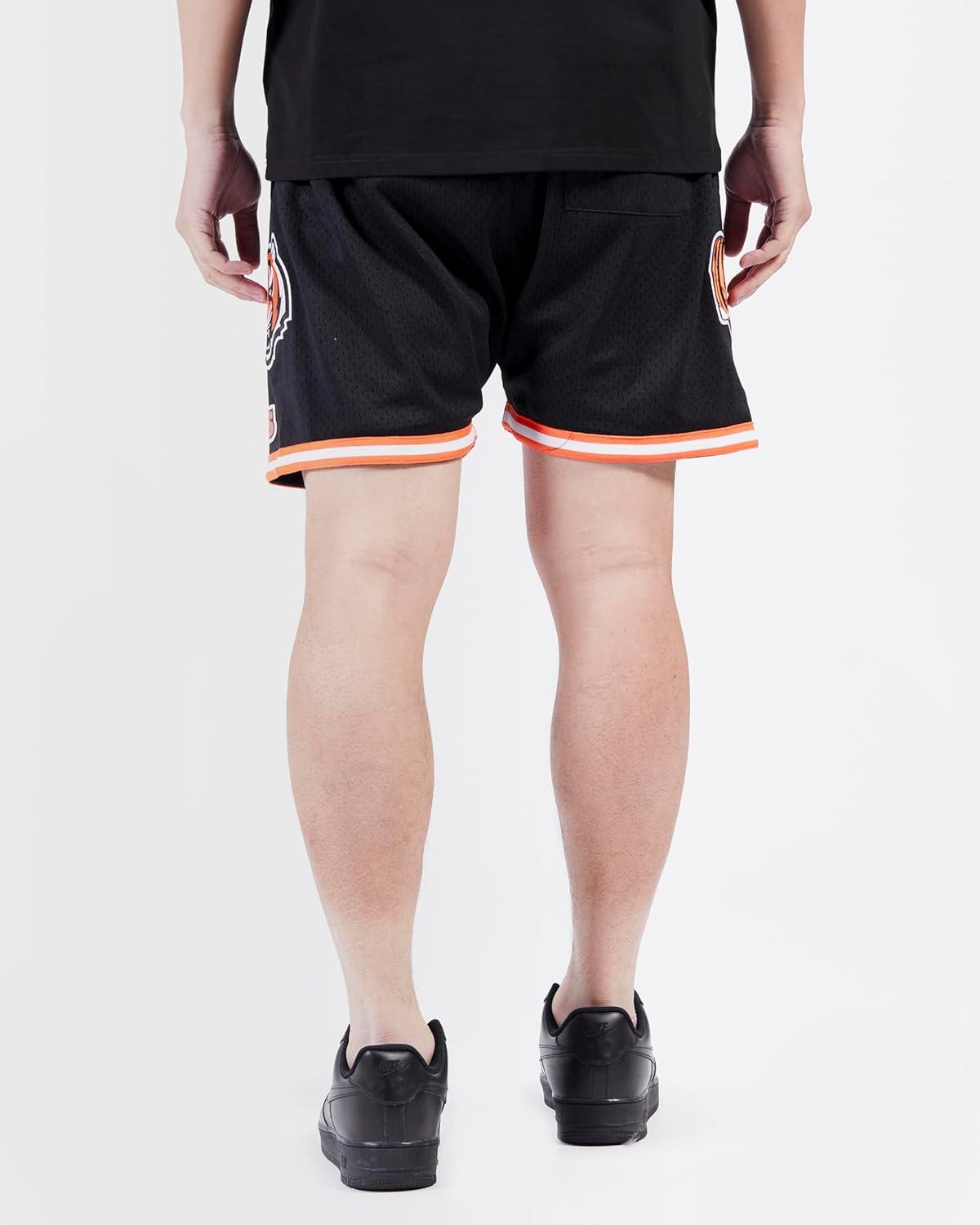 imagePro Standard Mens NFL Mesh ShortBlackOrange
