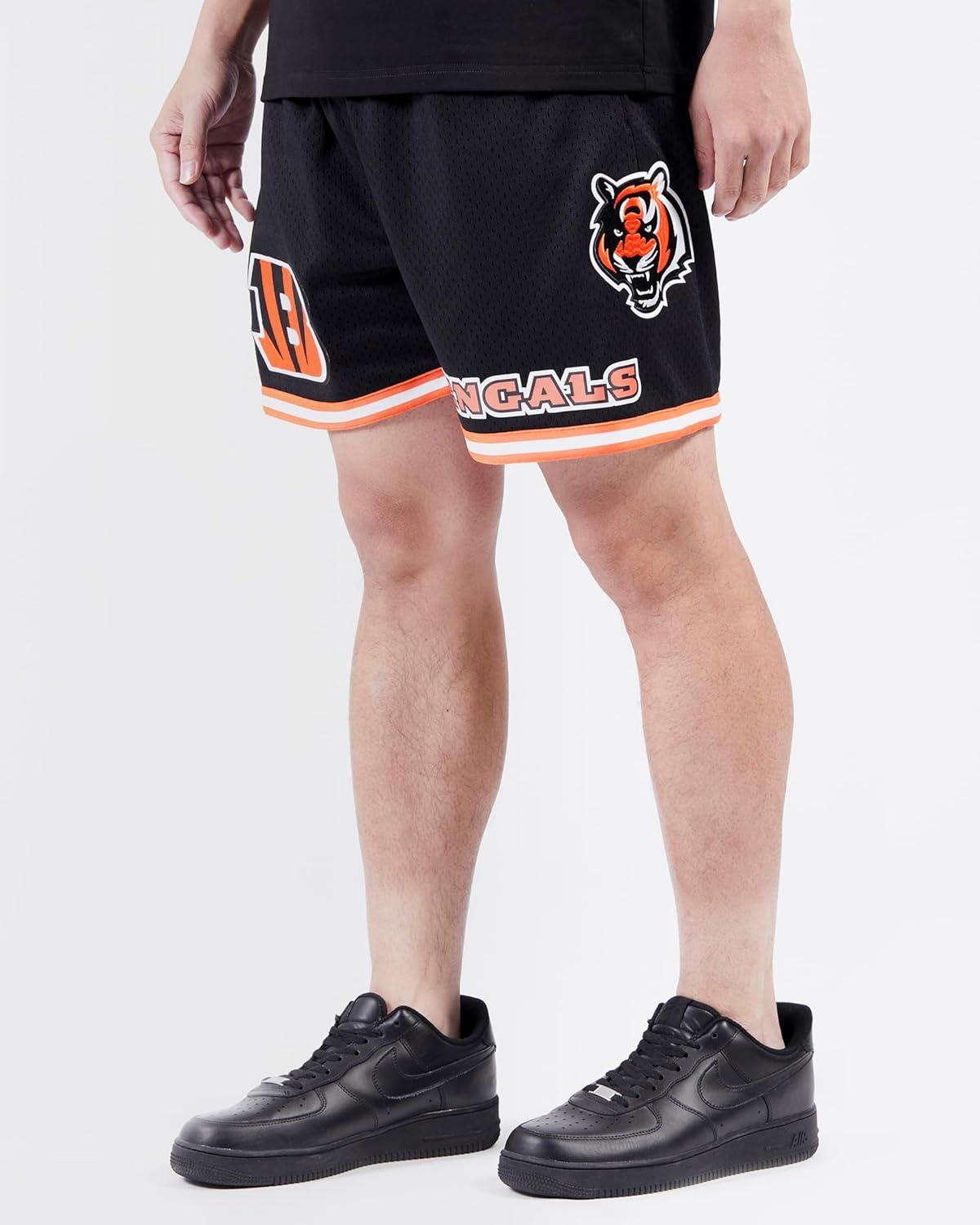 imagePro Standard Mens NFL Mesh ShortBlackOrange