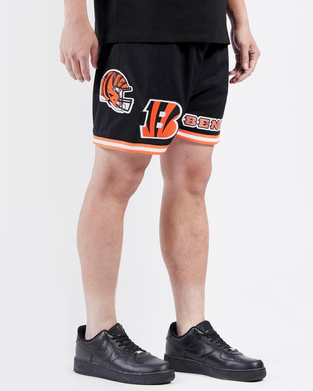 imagePro Standard Mens NFL Mesh ShortBlackOrange