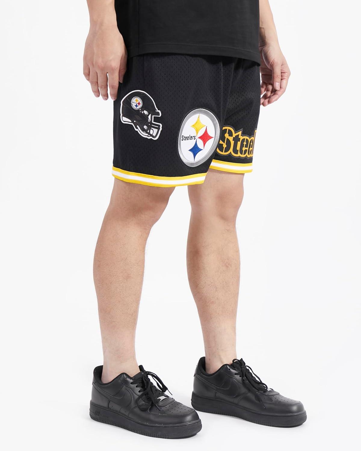 imagePro Standard Mens NFL Mesh ShortBlackYellow