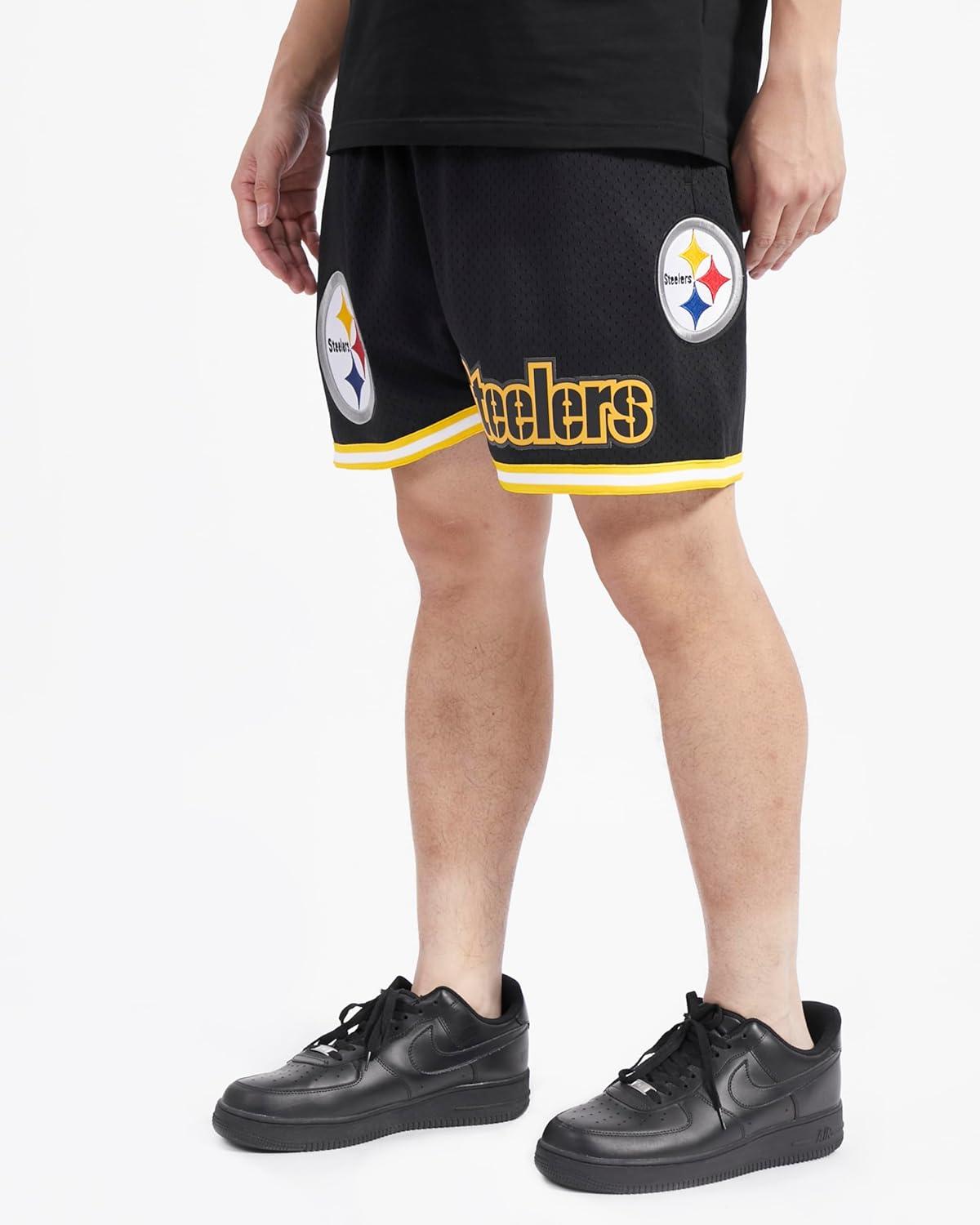 imagePro Standard Mens NFL Mesh ShortBlackYellow