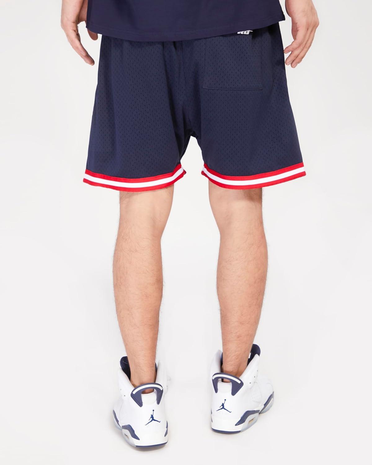 imagePro Standard Mens NFL Mesh ShortMidnight NavyRed