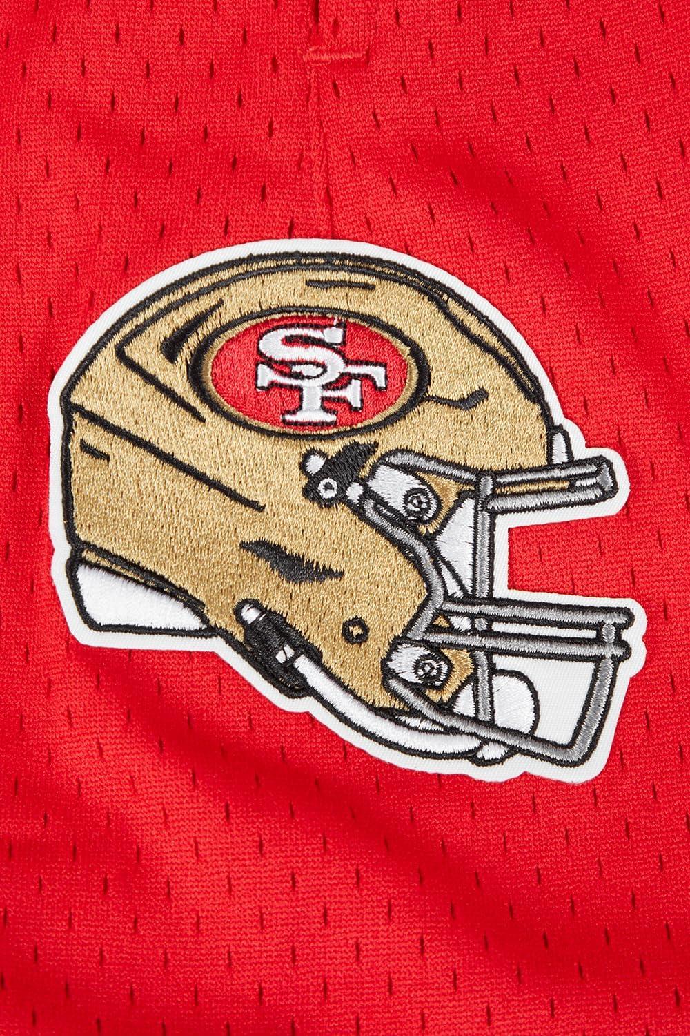 imagePro Standard Mens NFL Mesh ShortRedBlack