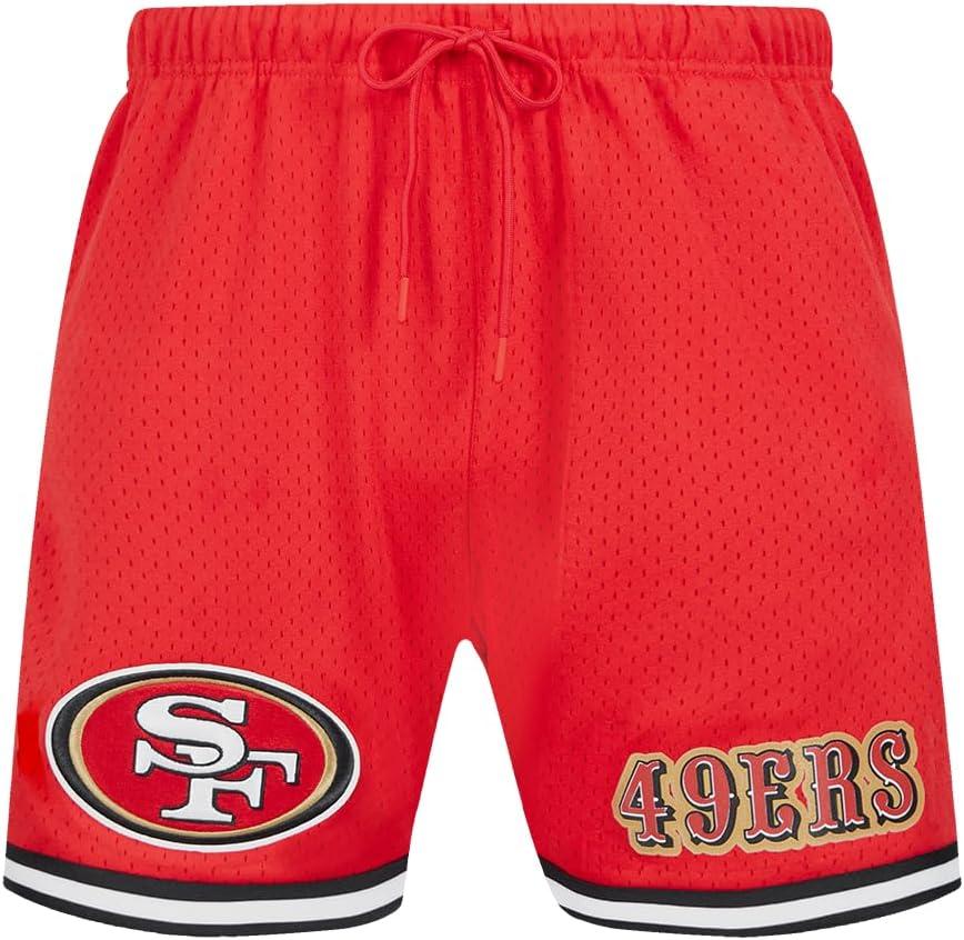 imagePro Standard Mens NFL Mesh ShortRedBlack