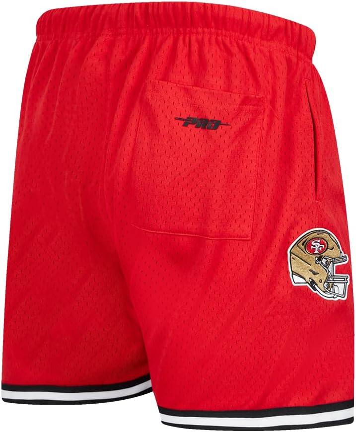 imagePro Standard Mens NFL Mesh ShortRedBlack