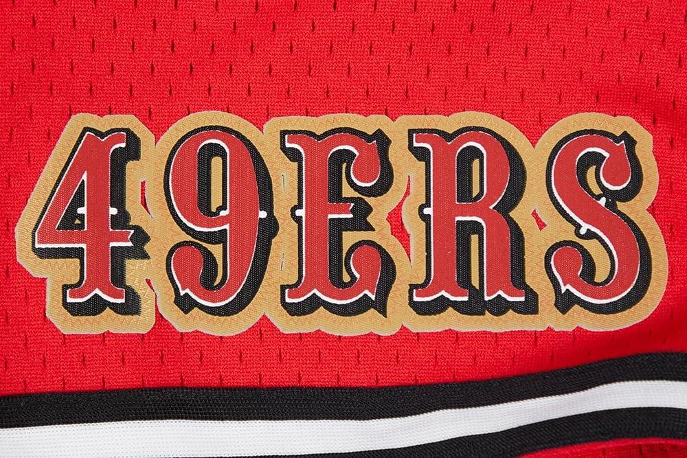 imagePro Standard Mens NFL Mesh ShortRedBlack