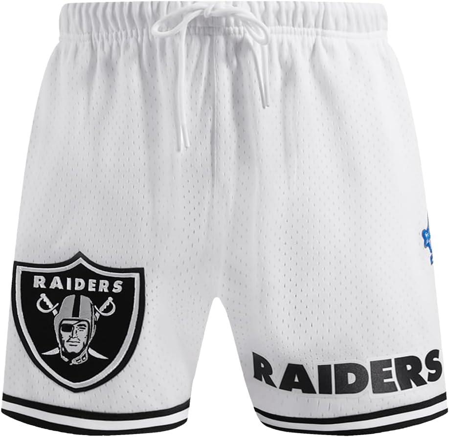 imagePro Standard Mens NFL Mesh ShortWhiteBlackWhite