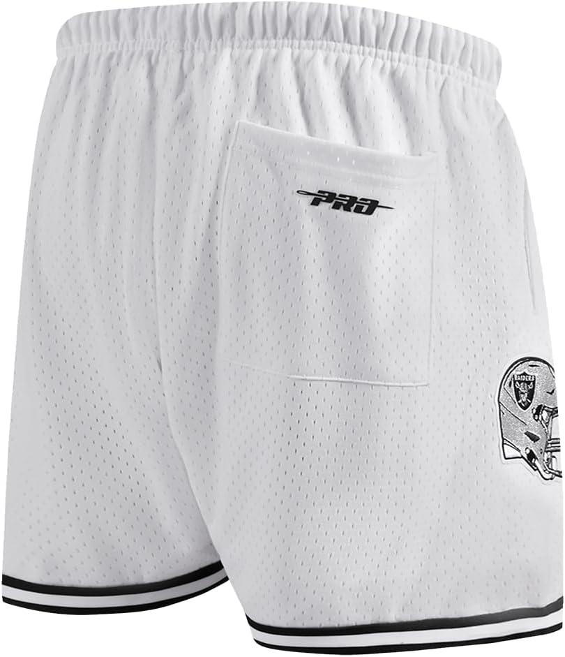imagePro Standard Mens NFL Mesh ShortWhiteBlackWhite
