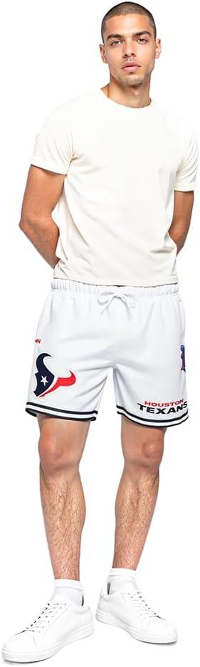 imagePro Standard Mens NFL Mesh ShortWhiteBlackWhite