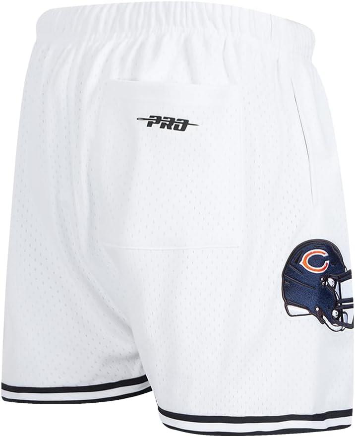 imagePro Standard Mens NFL Mesh ShortWhiteMidnight Navy