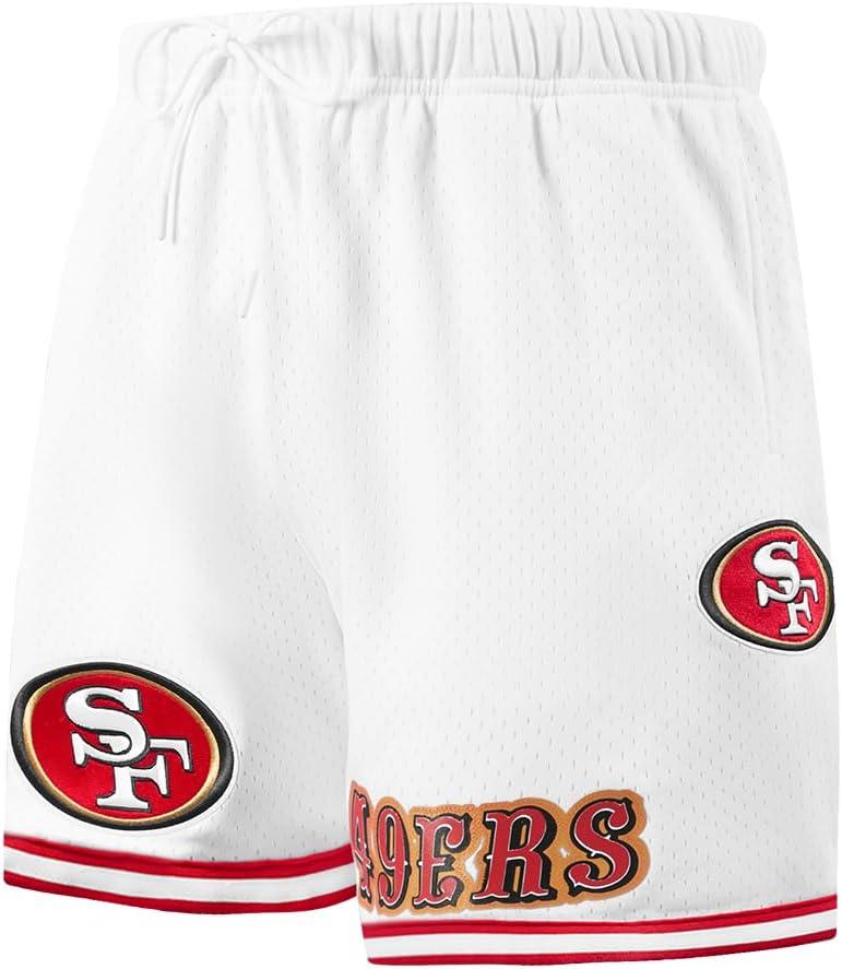 imagePro Standard Mens NFL Mesh ShortWhiteRed