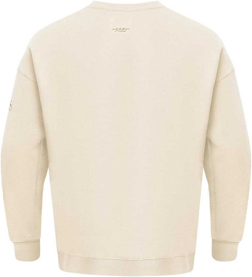 imagePro Standard Mens NFL Neutral Fleece Crewneck SweatshirtEggshell