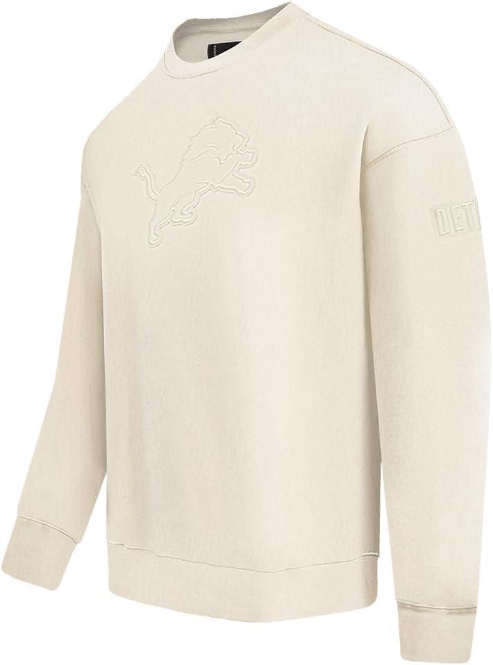 imagePro Standard Mens NFL Neutral Fleece Crewneck SweatshirtEggshell