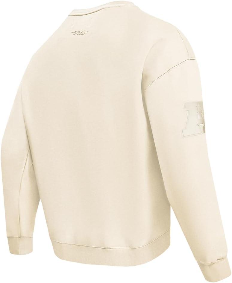 imagePro Standard Mens NFL Neutral Fleece Crewneck SweatshirtEggshell