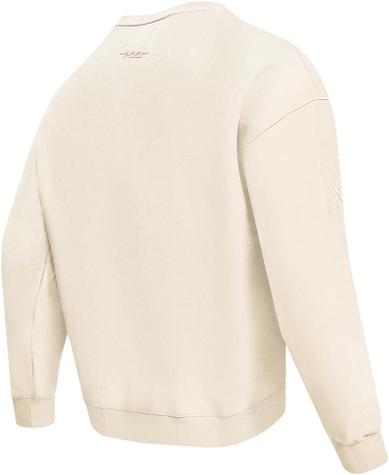 imagePro Standard Mens NFL Neutral Fleece Crewneck SweatshirtEggshell