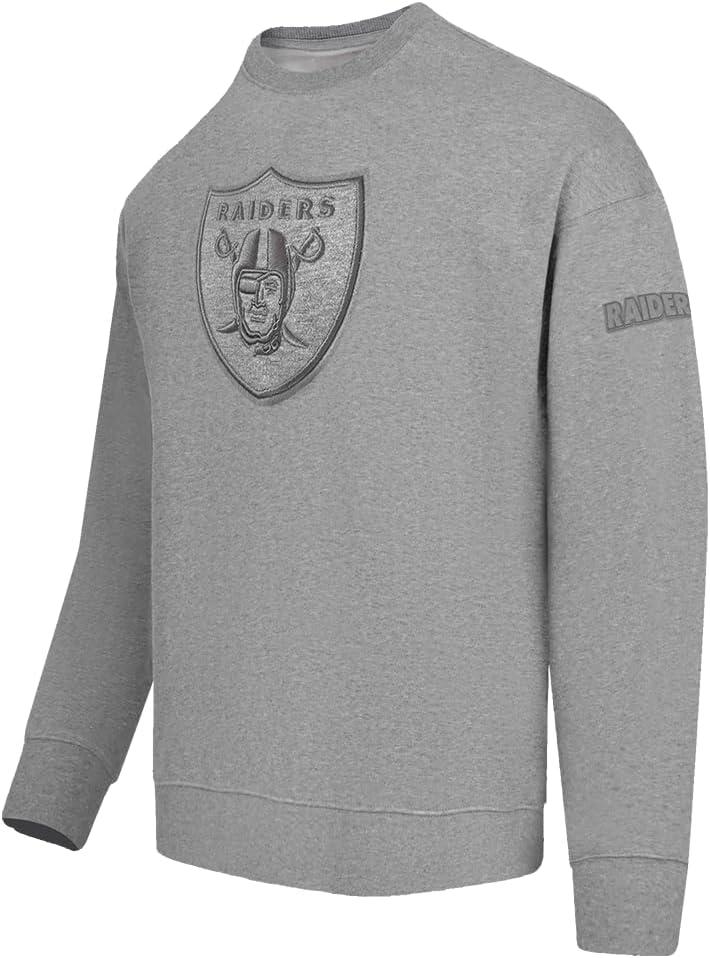 imagePro Standard Mens NFL Neutral Fleece Crewneck SweatshirtGrey